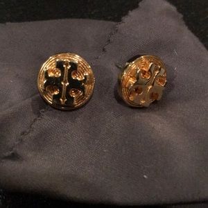 Tory Burch gold studs